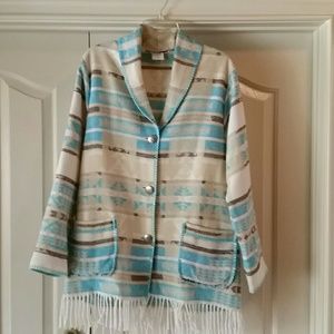 Rhonda Stark woven wool blend jacket